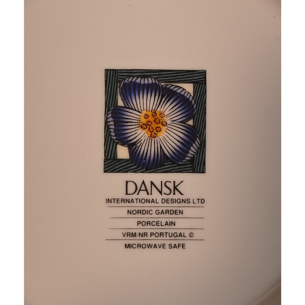 DANSK Nordic Garden Wide Rimmed Soup Bowls Porcelain - Picture 4 of 7